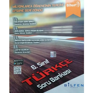 Bilfen Biltest 6.sınıf Türkçe Soru Bankası- Bil Test