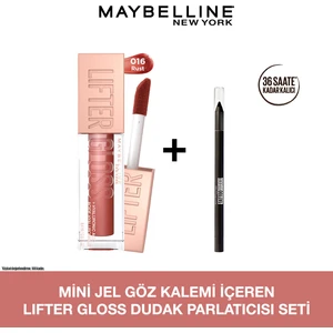 Maybelline Mini Jel Göz Kalemli  Lifter Gloss Dudak Parlatıcısı Seti - 016 Rust