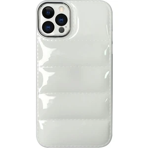 Iphone 13 Pro Max Kılıf Puffer Şişme Mont Tasarımlı Kasis Pastel Renkler Puff Kılıf Kapak