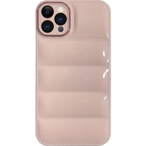 Iphone 12 Pro Max Kılıf Puffer Şişme Mont Tasarımlı Kasis Pastel Renkler Puff Kılıf Kapak