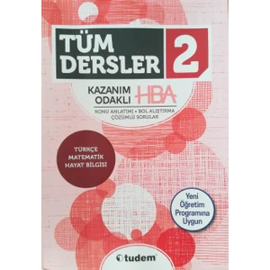 Tudem Yayınları 2. Sınıf Tüm Dersler HBA