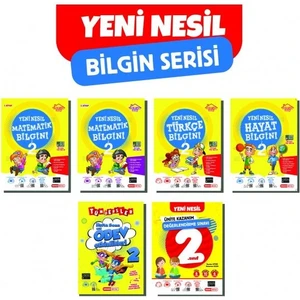 Kırmızı Beyaz Yayınlar 2.Sınıf Yeni Nesil Bilgin Serisi Set (2.Sınıf Bilgin Set)
