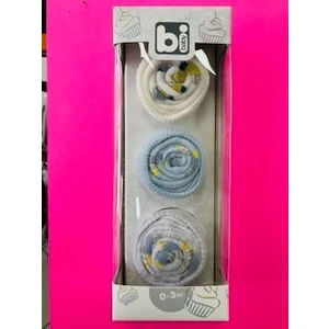 Cupcake Yenidoğan 6'lı Çorap -Mavi