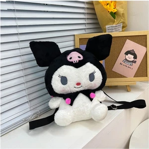 Kuromi Anime Peluş Omuz Oyuncak Çanta Hediye