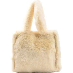 Suni Kürk Tote Yumuşak Peluş Omuz Çantası