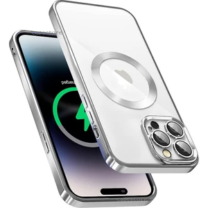 M.TK Moveteck Apple iPhone 14 Pro Max Uyumlu Armor Kılıf Kamera Lens Tam Korumalı Yuvarlak Halkalı Logo Parlak Kenar Renkli Case