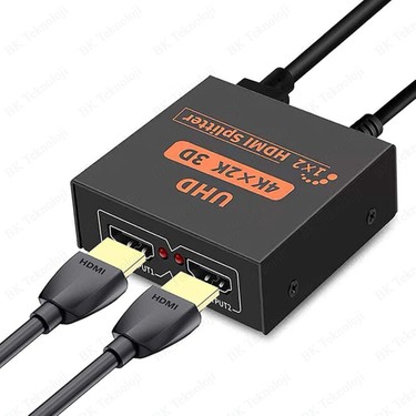 BK Teknoloji HDMI Çoklayıcı 1 Giriş 2 Çıkış UHD 4KX2K 3D Fiyatı