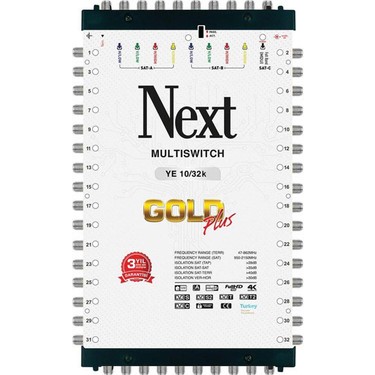 Next 10/32 Kaskatlı Uydu Santral Multiswitch Yüksek Fiyatı