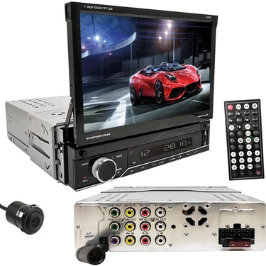 For-x Oto Teyp Indash 7 4X60W Mirrorlink Bt/usb/sd/fm/aux Kameralı For-X