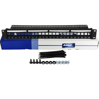 24 Port Boş Patch Panel /