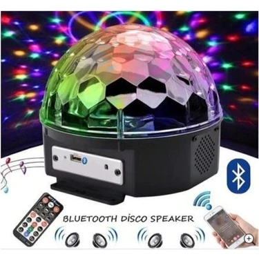 Toptan Bulurum Starmax Ledli Rgb Sese Duyarlı Disco Topu Kumandalı Mp3 Çalar Bluetooth USB ve Sd