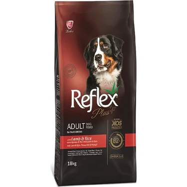 Reflex Plus Kuzu Etli ve Pirinçli İri Irk Yetişkin Köpek Maması 18