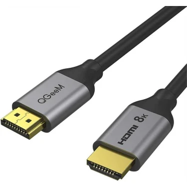 Qgeem QG-AV17 4K 120Hz / 8k 60Hz HDMI Kablo 305 cm 48 Gbps HDMI 2.1 Görüntü