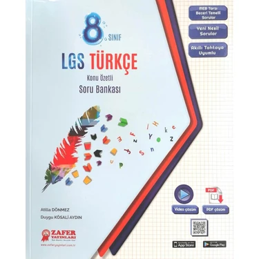 Zafer Yayınları 8.sınıf Lgs Türkçe Soru