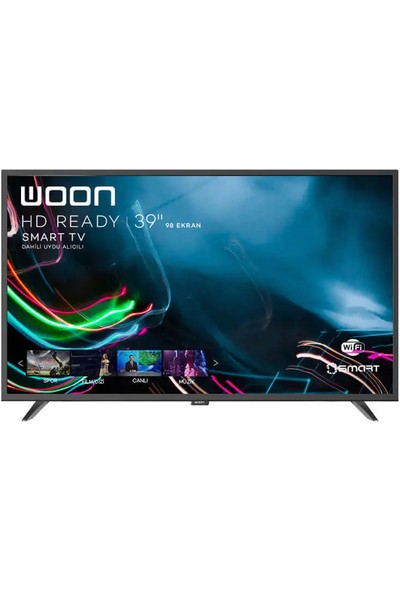 Woon WN39DAL13 39" 99 Ekran Uydu Alcılı HD Android Smart LED TV