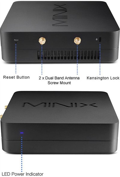 Minix Mini Pc Intel I7-10510U 16/512 GB SSD Win 11 Pro Mınıx Ngc-7 Pro