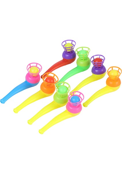 50 Adet Oyuncak Saksafon Popit Pipet Top Üfleme Oyunu Hediyelik Parti Eğlencesi