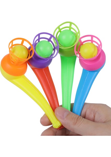 50 Adet Oyuncak Saksafon Popit Pipet Top Üfleme Oyunu Hediyelik Parti Eğlencesi