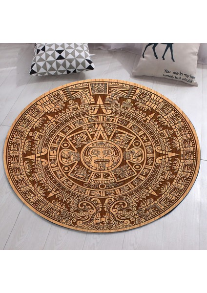 Nesa_Decor Aztec Halı & Dijital Baskı Kalın Halı & Dekoratif Lüxs Halı & Oturma Odası Halısı