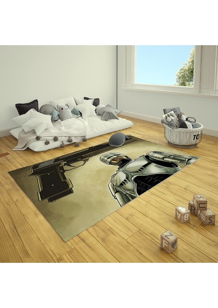 Nesa_Decor Robocop Nostalji Sinema Salon Halısı