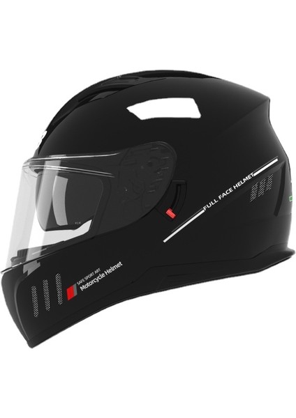 Kapalı Kask Rapid Mat Full Face Motosiklet Kaskı (Yurt Dışından)