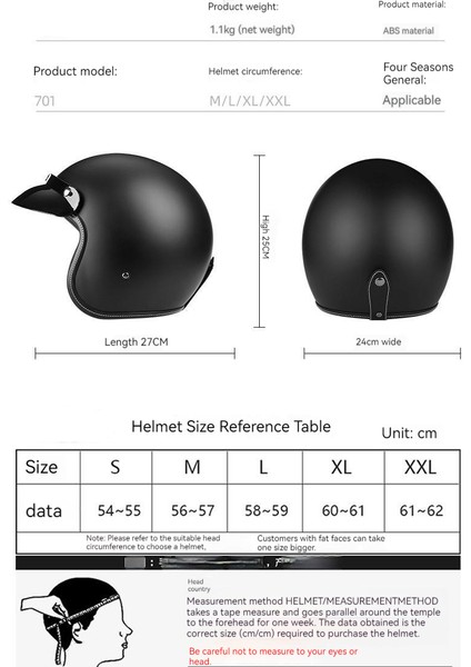 Mat Siyah Kask Motosiklet Kaskı Full Face