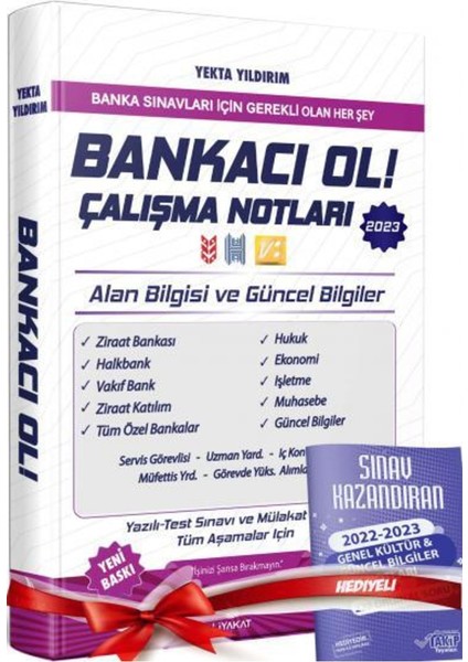 Bankacı Ol - Banka Sınavları Özel Ders Notları (Alan Bilgisi ve Güncel Bilgiler)