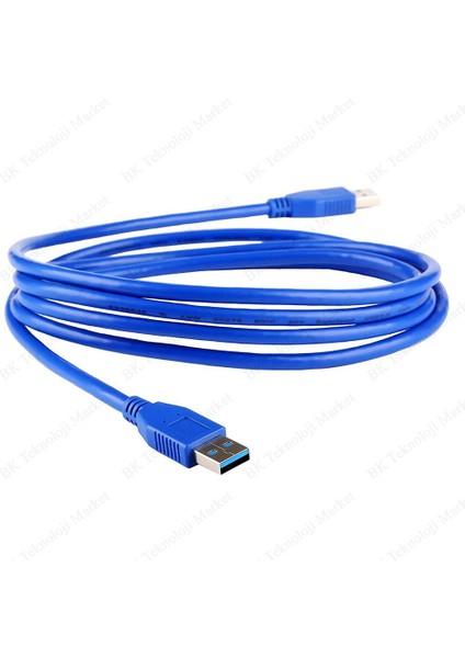 Yüksek Hızlı USB 3.0 Erkek-Erkek Data Kablosu - 1.5 Metre fırsatları