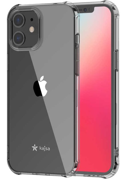 Apple iPhone 12 Kılıf Kajsa Transparent Kapak
