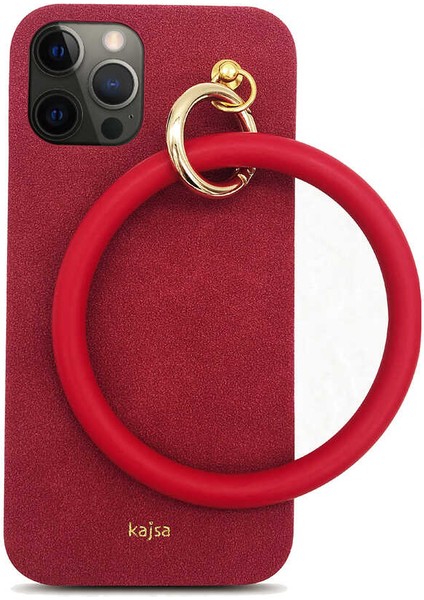 Apple iPhone 12 Pro Max Kılıf Kajsa Splendid Serisi Morandi Ring Kapak