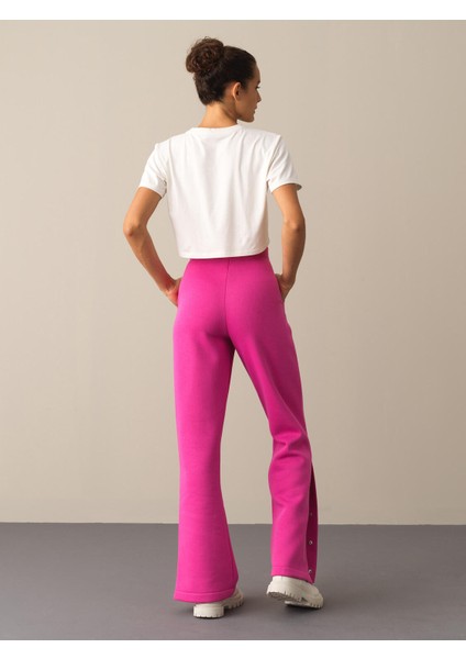 Kadın Fuşya Regular Fit Sweat Pantolon fırsatları