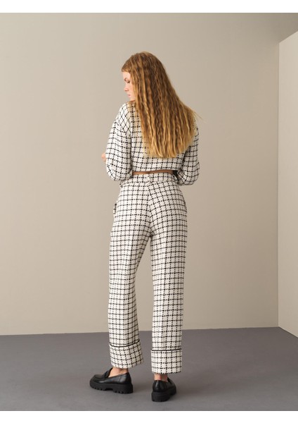 Kadın Beyaz Regular Fit Pantolon modelleri