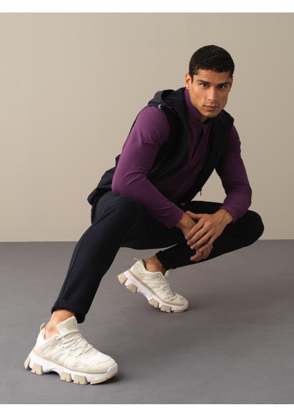 Erkek Lacivert Pamuklu Sweat Pantolon modelleri