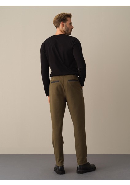 Erkek Haki Pamuklu Sweat Pantolon fırsatları