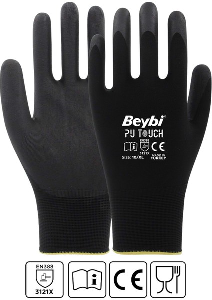İş Eldiveni - Pu Touch - 12 Çift - 7
