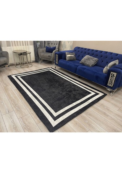 Modern Desen Lastikli Halı Örtüsü