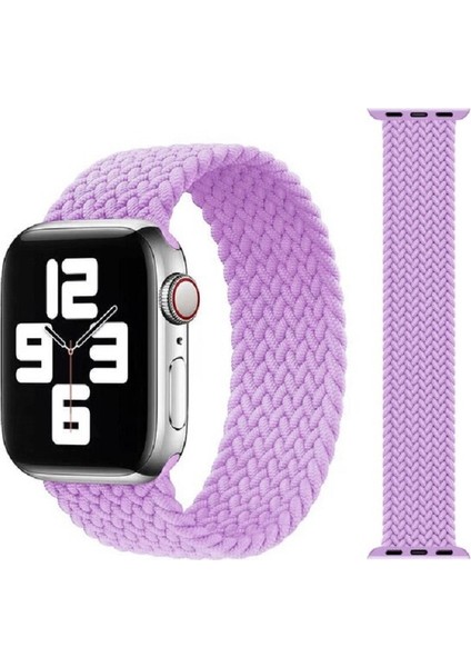 Apple Watch Uyumlu 42/44/45/46/49 mm Seri 2 3 4 5 6 7 8 Se 9 10 Uyumlu Esnek Örgü Kordon
