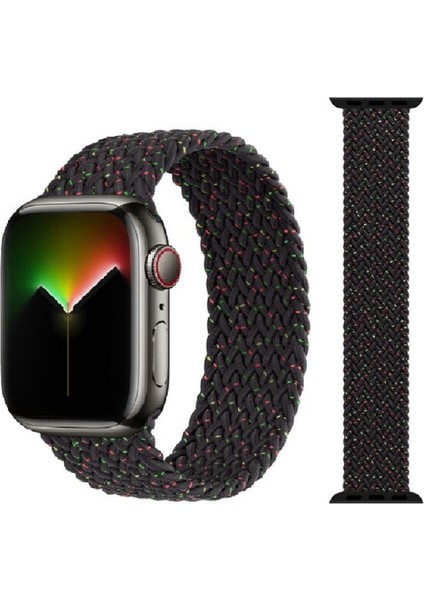 Apple Watch Uyumlu 42/44/45/46/49 mm Seri 2 3 4 5 6 7 8 Se 9 10 Uyumlu Esnek Örgü Kordon