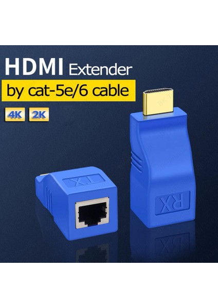 HDMI Extender 30 Metre 4k-3d CAT5E/CAT6 HDMI Uzatıcı