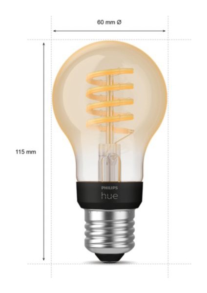 Hue WA 7W A60 Filament Ampul E27 - Beyaz Ambiyans