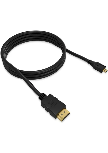 BK Teknoloji Micro HDMI To HDMI Tablet Kamera Görüntü Kablosu - 3 Metre