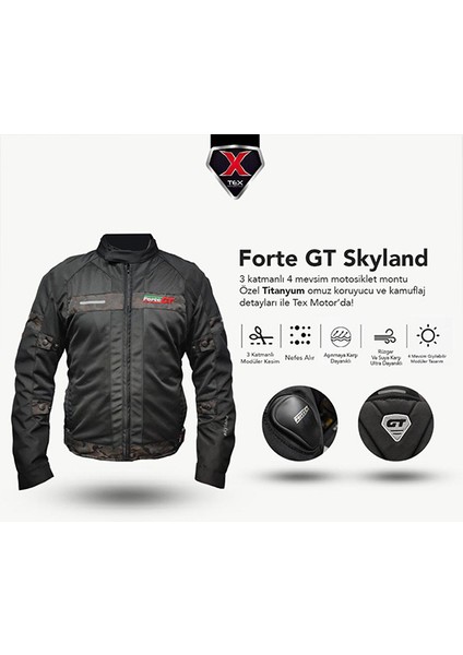 Skyland 3 Katmanlı 4 Mevsim Motosiklet Montu modelleri