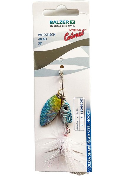 Colonel Reality 3D Balık Kafa Tüylü Kaşık 7gr