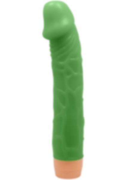 Lilitu Shop 22,5 cm Floresan Titreşimli Realistik Vibratör Penis Dildo - Bill