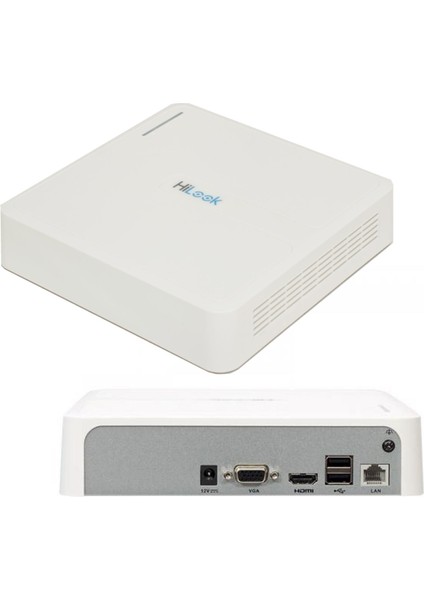 Kayıt Cihazı Ip Nvr 4 Kanal 4mp 1080P H265 Hılook NVR-104H-D