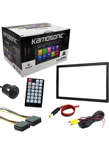 Double Teyp 7 4X45W Mirrorlink Bt/usb/sd/fm/aux Kameralı Kamosonıc KS-G754