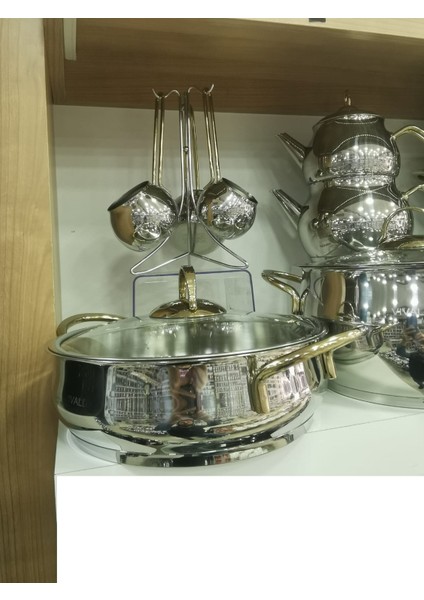 Tombo 18 Parça Gold Çelik Çeyiz Seti