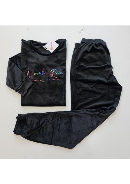 Kadın Kadife Pijama Takım Xl