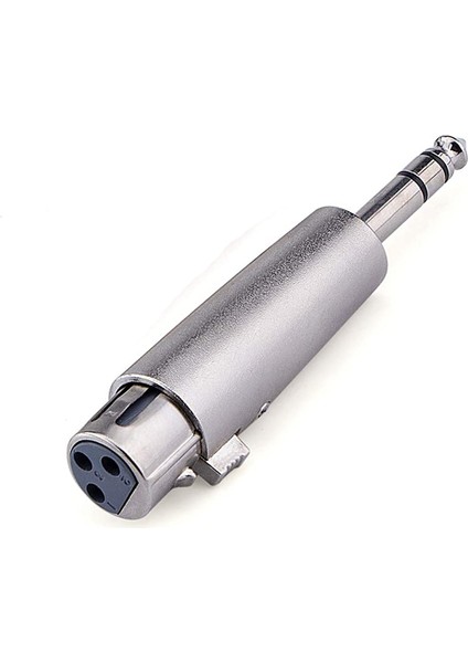 3-Pin Xlr Dişi To 6.35MM Stereo Erkek Ses Kablosu Mikrofon Adaptörü