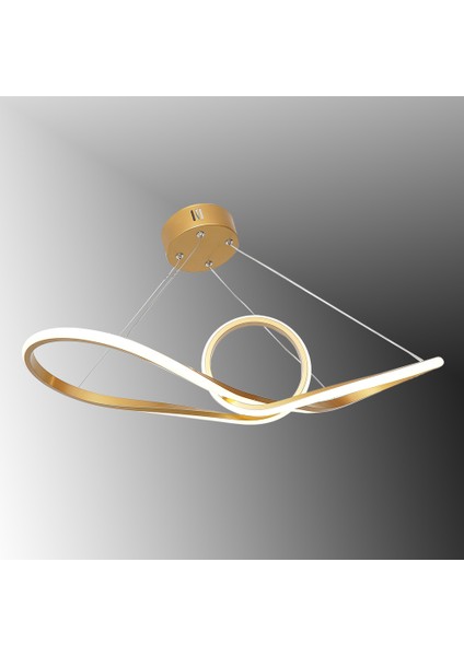 TT002-ESK Tt Aydınlatma Papyon Modeli Eskitme Boyalı LED Avize